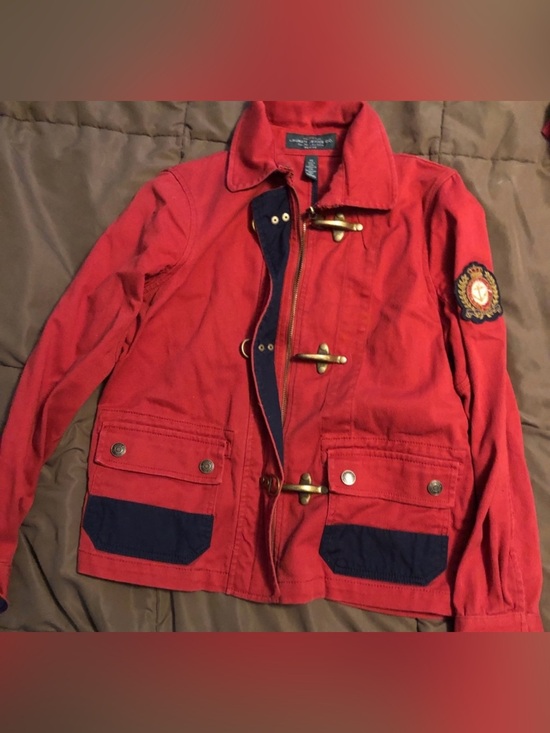 Ralph Lauren Other - Ralph Lauren Red Field Jacket with Navy Accents